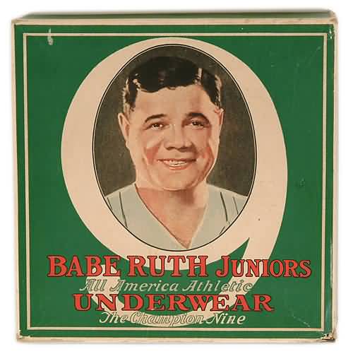 1930 Babe Ruth Underwear